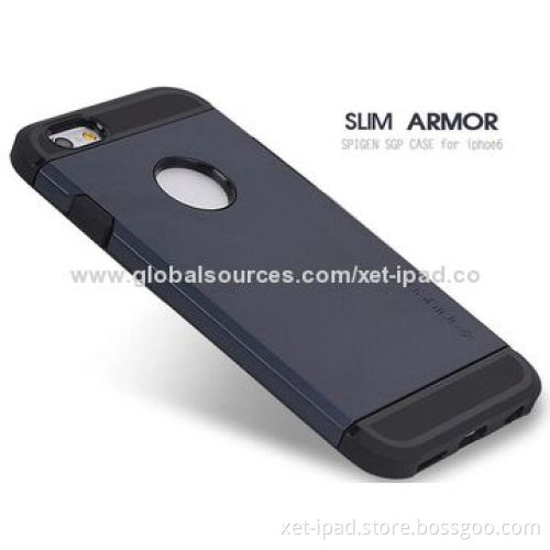 TPU with PC 2-in-1 Cases for iPhone 6, Various Colors Available, OEM Orders Accepted